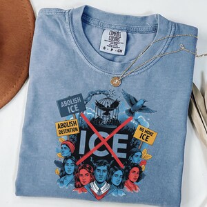 Abolish Ice Shirt No Human Is Illegal Human Rights Social Justice DACA Political Immigrant Comfort Colors® Tee