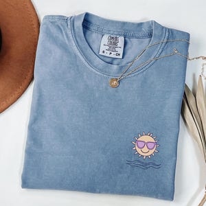 Comfort Colors Sun T-Shirt: Boho Summer Beach Tee