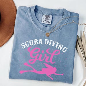 Comfort Colors Scuba Diver T-Shirt: Deep Sea Diving Gift