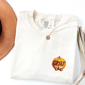 Custom Comfort Colors® Halloween Emoji Shirt, Summer Beach Top Gift for Her, Funny Emoji Tee Cute, Holiday Summer Shirt, Emoji Tshirt