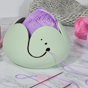 Flower Yarn Bowl Garnschale 3D-Druck - Digital