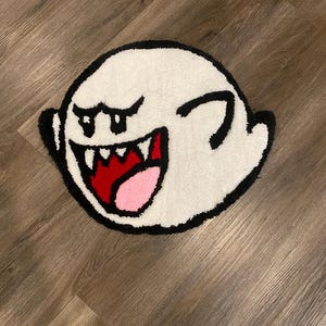 Handmade Mario/Boo Rug