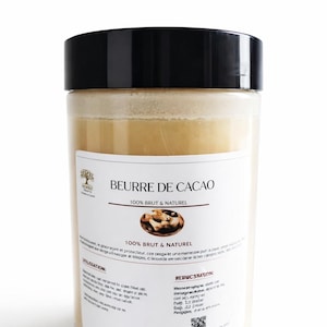Pack de trois pots de Beurre de cacao 100g