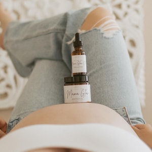 Mama Glow Tallow Belly Butter: Organic Stretch Mark Cream & Oil