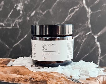 Organic Magnesium Leg Cramps Be Gone Pain Cream Pregnancy Restless Legs Frankincense Balm