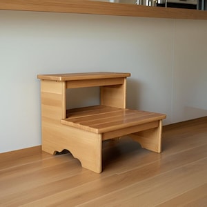 Step Stool Build Plan, Wooden Step Stool, Children Step Stool, Helping Stool, Kitchen stool, Helper_ PDF Download