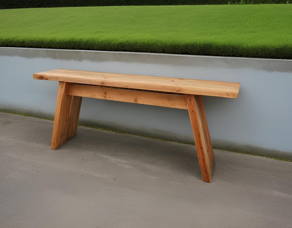 DIY Outdoor Simple Bench Plan: Patio Woodworking Plan (PDF Download) - Etsy