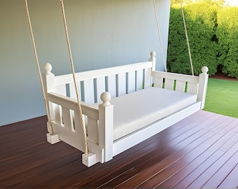 DIY Porch Swing Bed Build Plan: Outdoor Patio Furniture (PDF File)