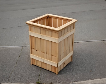 DIY Planer für einen großen Blumenkasten aus Holz, Holzbau Projekt (PDF Download)