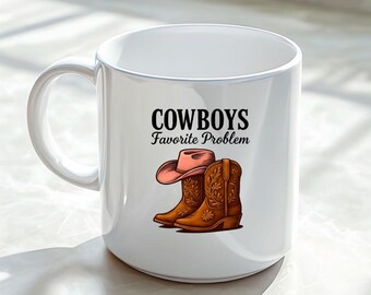 Cowboy’s Favorite Problem SVG | Western Country Girl Quote for Cricut & Silhouette