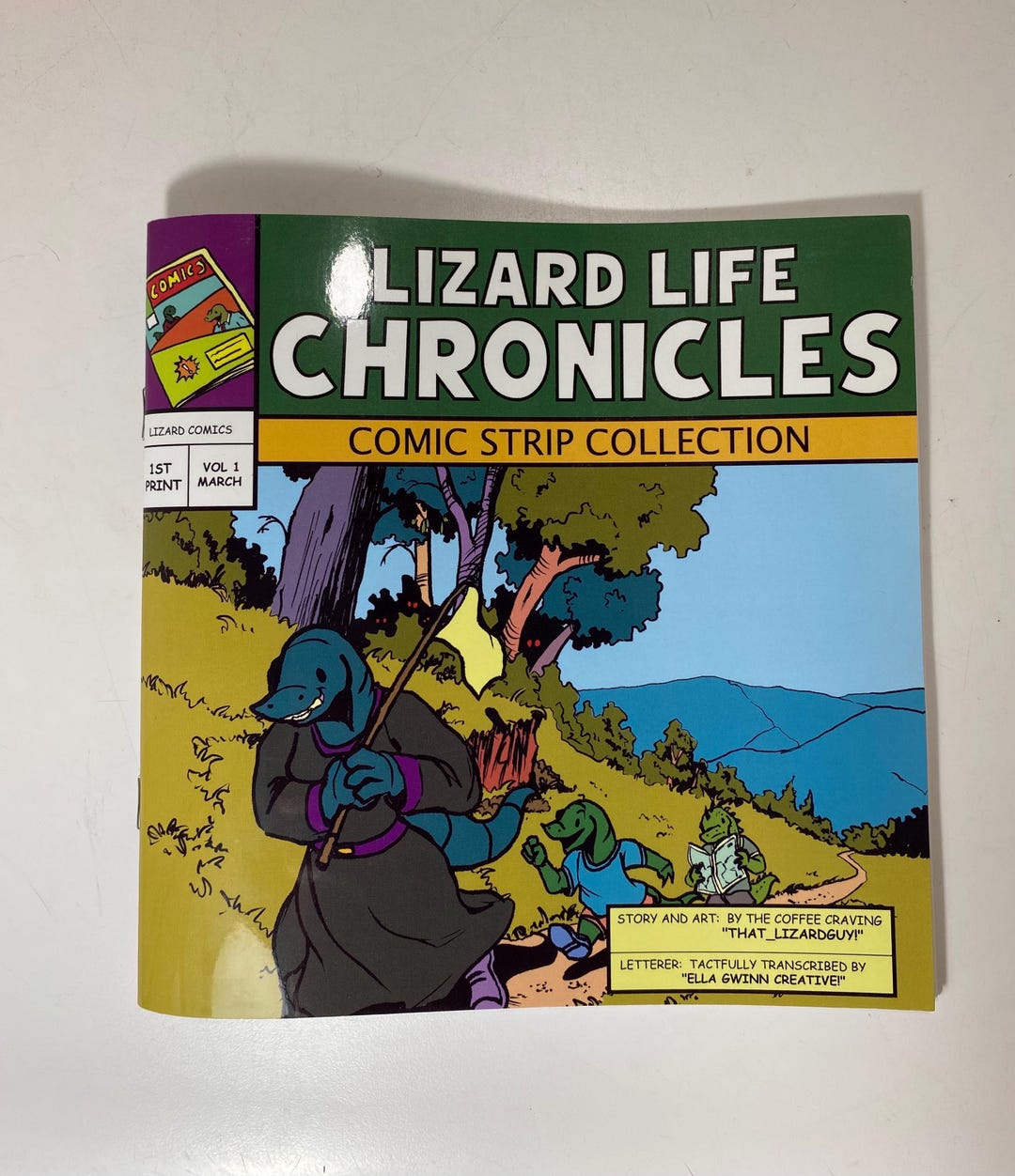 Lizard Life Chronicles Vol. 1 (indie Comic Strip Collection) - Etsy