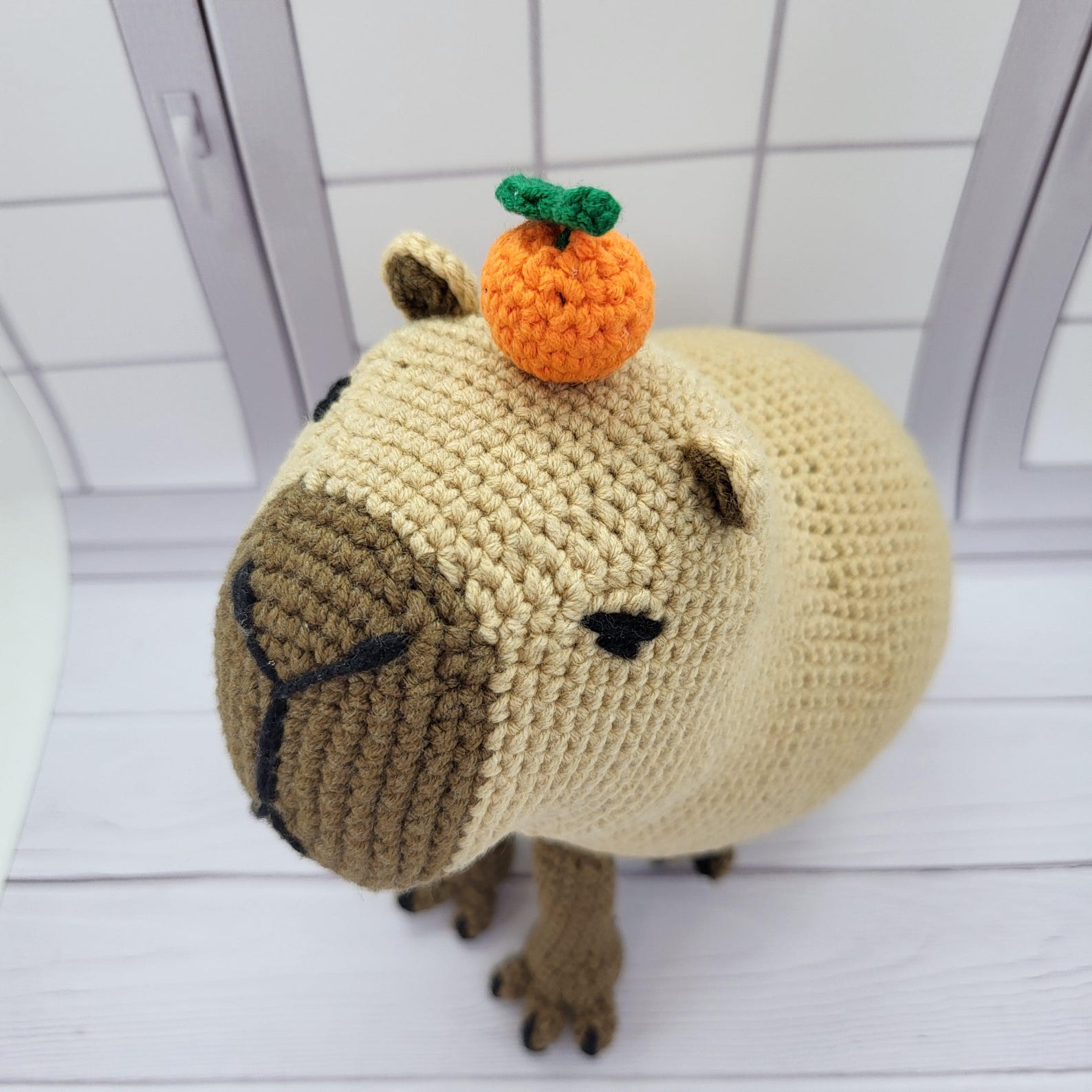 Capibara Pattern Capybara Crochet Pattern With Orange – Cute Amigurumi PDF, Kawaii ...