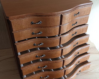 Double-sided floss storage cabinet, Original embroidery organizer.