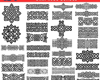 164 Celtic Knot Divider SVG Bundle Instant Digital Downloads
