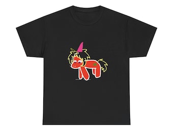 Camiseta gráfica de pony wifiskeleton
