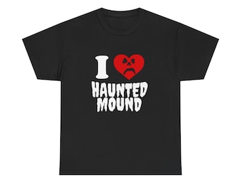 Camiseta de merchandising de rapero "I Heart Haunted Mound Sematary" / Horrorcore