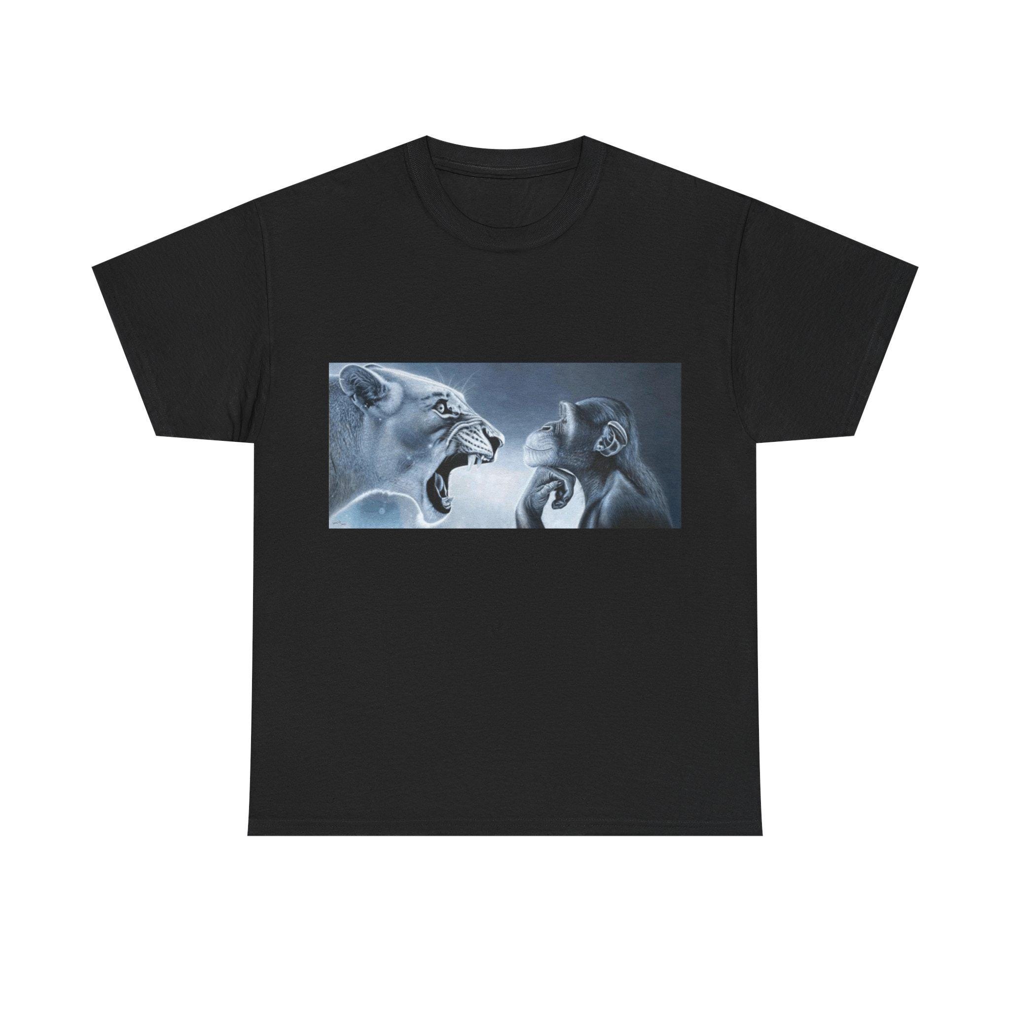 Tigermonkey Rage Bait Monkey Tiger Ragebait Meme Graphic T-shirt - Etsy