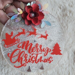 Acrylic Ornaments for Christmas Tree Decor - Personalized Family and Teachers Gifts ornaments, Christmas gifts ornaments