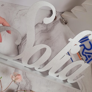 Custom Candle Wooden Table Name, Sweet Sixteen names, Quinceanera Candle Table name   Wooden MDF Stand name