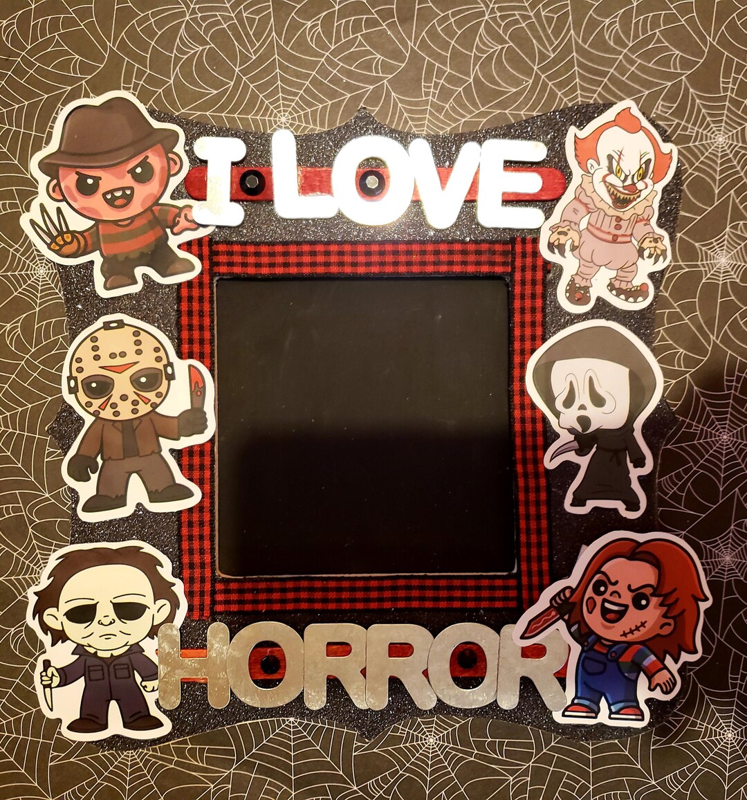 Horror Frame Design I Love Horror Photo Frame!! - Etsy