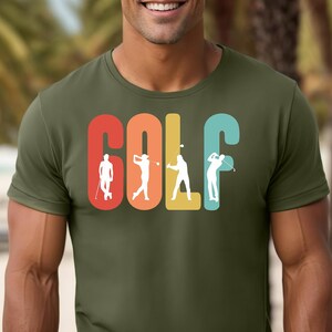 Golf Dad Shirt, Fathers Day Gift, Golf Gift for Dad, Men&#39;s Golf Shirt, Golf Lover Dad Shirt, Best Dad Ever Shirt, Dad Gift