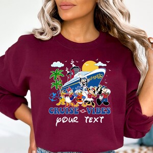 Felpa Disney Cruise 2025, Felpa con cappuccio Disney Cruise, Felpa con cappuccio per crociera per famiglie, Felpa per le vacanze Disney, Maglione Cruise 2025, Regalo Disney Cruise