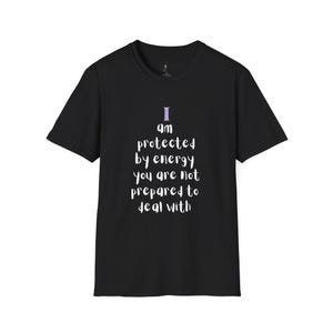 Witchy Energy Protection T-Shirt, Wiccan Tee, Pagan Shirt, Occult Clothing, Unisex Softstyle Top