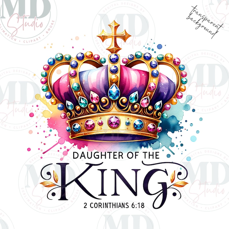 Daughter Of The King PNG, Christian Art, Armor Of God, Gift Ideas PNG, Bible Verse File, Art Download PNGs, Christian Warrior Princess PNG