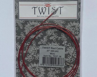ChiaoGoo 37” mini Twist Cables for IC Circular Knitting Needles - mini  connector