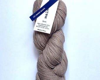 Malabrigo Sock in Color 131 - Sand Bank | 100g skeins | Fingering Weight | Pure Merino Superwash Wool - 1 skein left