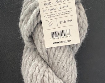 Amano Mamacha Baby Alpaca and Merino Wool Color 8010-Chia - 2 skeins left | Super Bulky Yarn