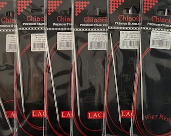 ChiaoGoo 40” Fixed Circular Knitting Needles w/ 5” tips