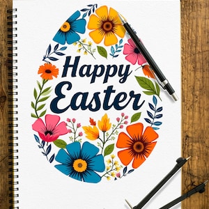 Uovo di Pasqua felice, citazione di Pasqua colorata 2 PNG Bundle Amore Citazione Pre-K Buona Pasqua Immagine digitale, Immagine file Immagine Immagine PNG X2 Risoluzione Immagine
