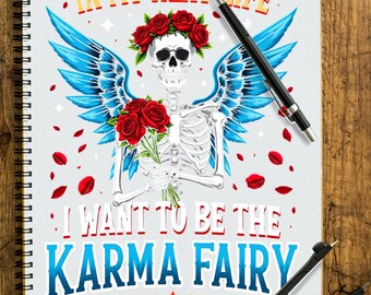 Karma Fairy Skeleton with Wings - Digital Image (PNG)