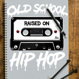 Old School, criado no hip hop Imagem, fita, cassete antigo, corredor da morte, citações, imagem de arquivo Imagem PNG X2 Alta resolução 2 arquivos de pacote de imagem