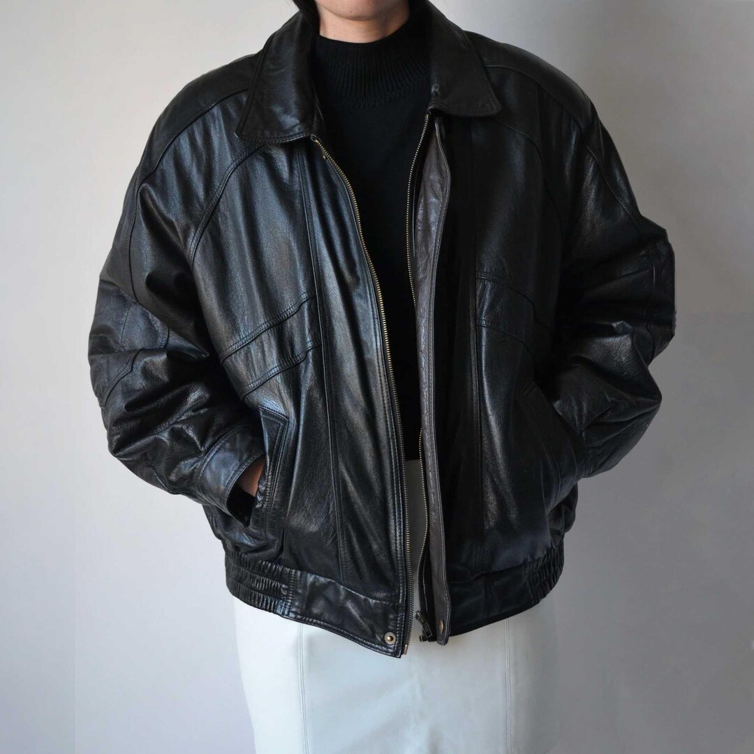ジャケット・アウター 90s vintage lamb leather jacket SMALL VINTAGE 90s LAMBSKIN LEATHER JACKET LIZ CLAIBORNE