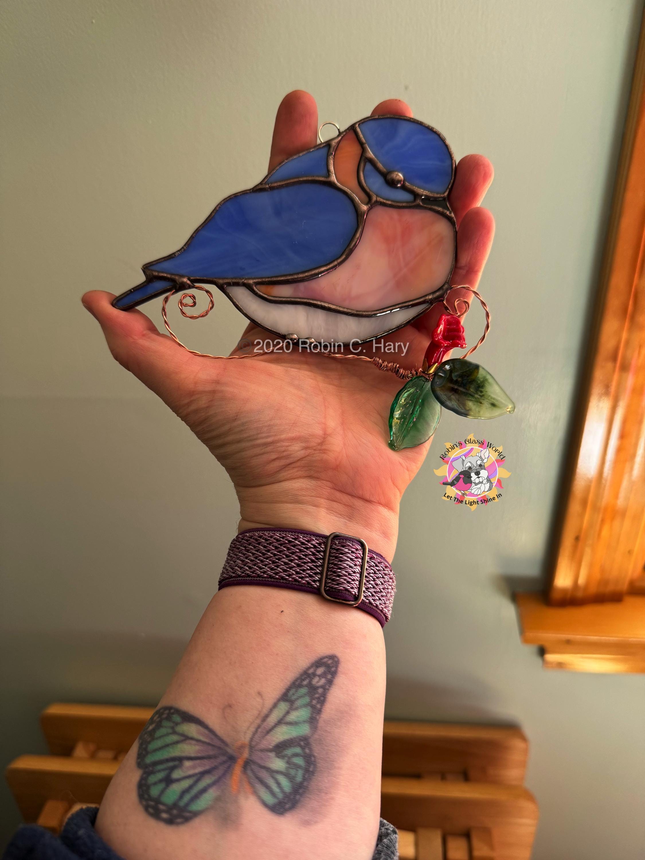 JOSUMALY Attrape-soleil En Verre Teinté à Suspendre - Attrape-soleil