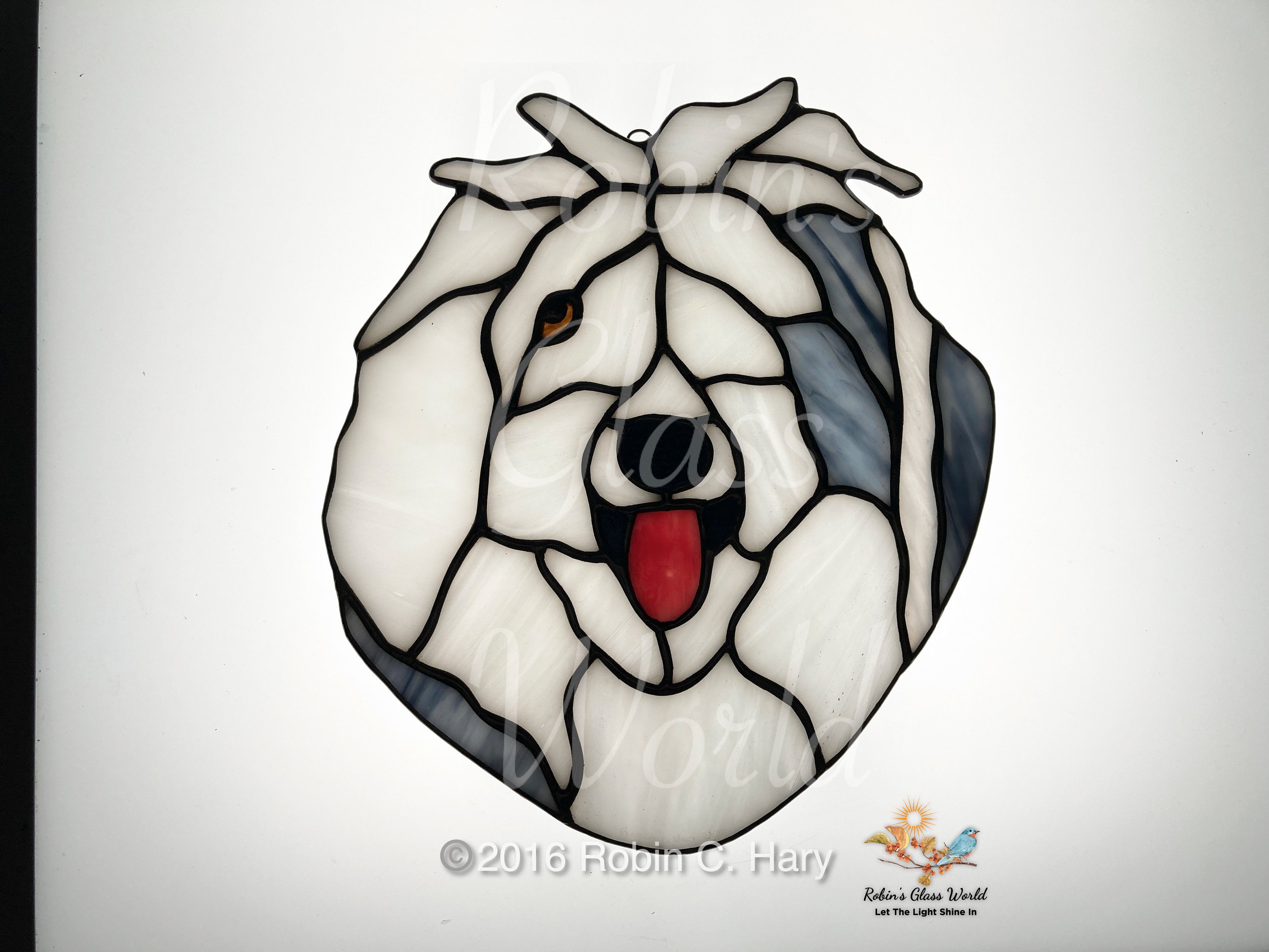 Old English Sheepdog Handmade Stained Glass Suncatcher Etsy Old English Sheepdog Handmade Stained Glass Suncatcher Etsy