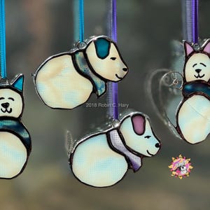 Snowpet Handmade Stained Glass Ornaments