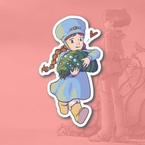 La giovane Nausicaa e il piccolo Ohmu
