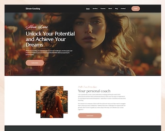 Squarespace 7.1 Template: Website für Online-Schulungen & Coaching