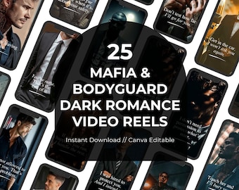 Mafia Prohibida y Guardaespaldas: Reels de vídeo de romance oscuro / 25 clips cinematográficos de BookTok