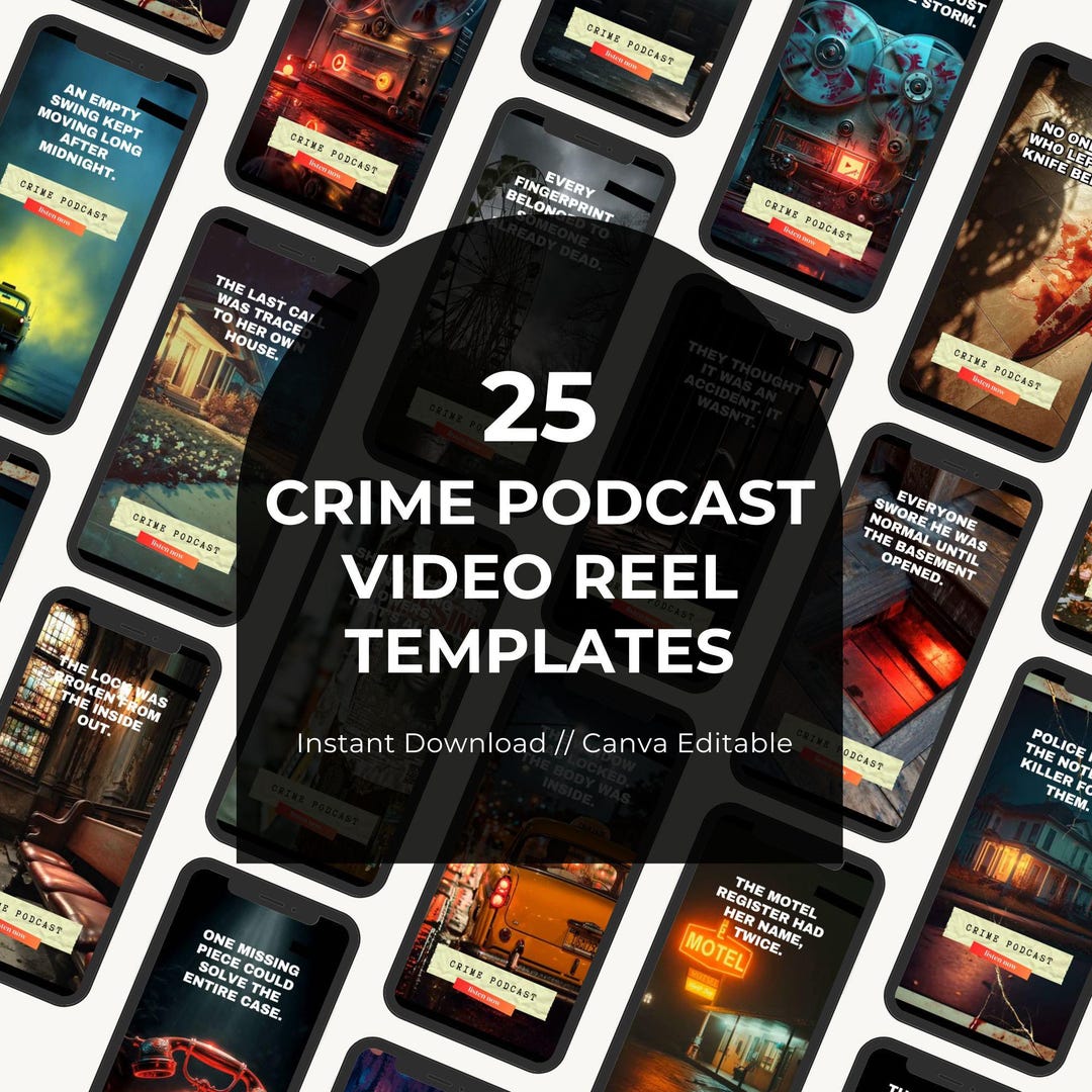 Why should you buy (PLR) True Crime Video Pack - Cold Case Collection