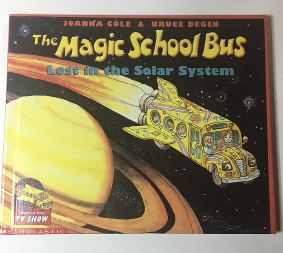 Vintage Books Magic School Bus Lost In The Solar Systemhardcover Home Schoolsecond Grade Read