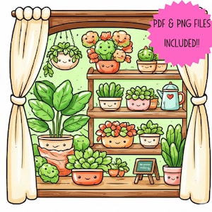 Little Window Worlds of Kawaii – Cute Fantasy Coloring Book for Adults & Teens, Cozy Whimsical Scenes, Bold Easy Coloring Pages