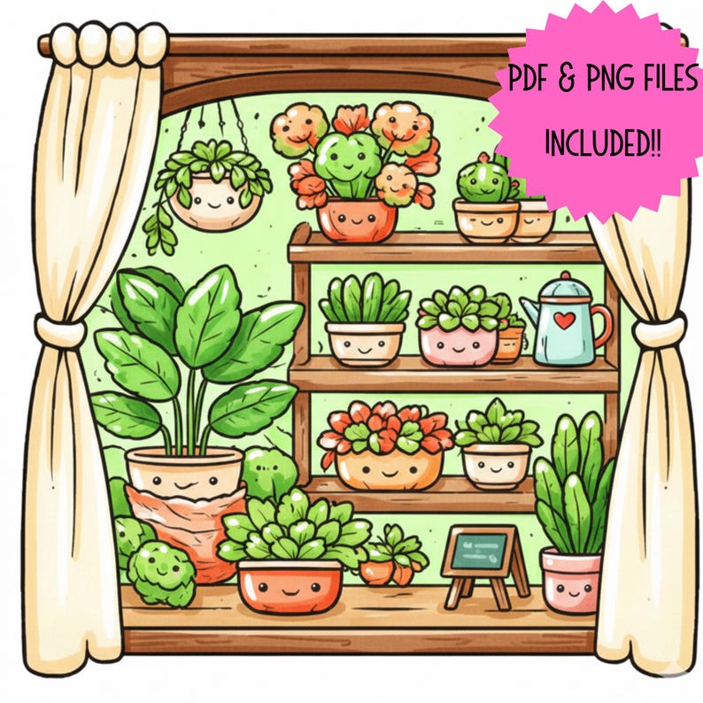 Little Window Worlds of Kawaii – Cute Fantasy Coloring Book for Adults & Teens, Cozy Whimsical Scenes, Bold Easy Coloring Pages