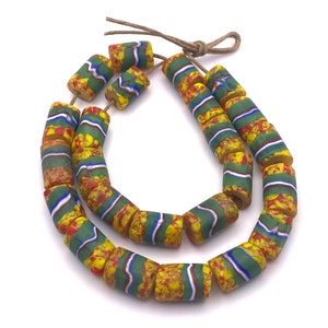 10 Matched African Trades Beads, Vintage Trade Beads image 1