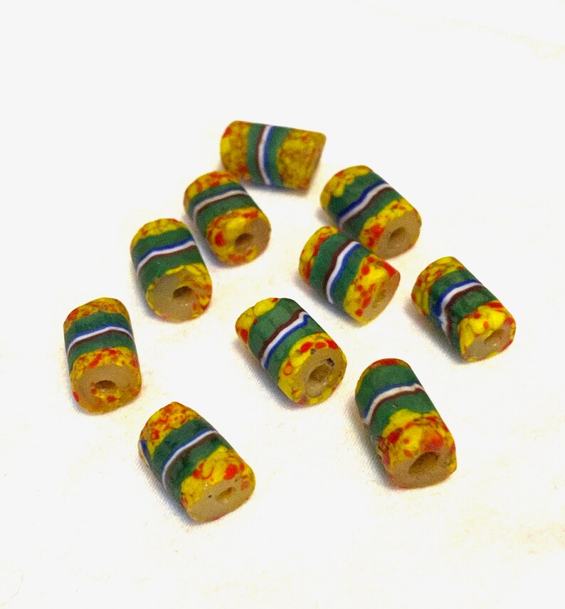 10 Matched African Trades Beads, Vintage Trade Beads image 3