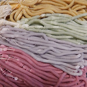 Vintage Sequins available in Pink, Wheat, Lt Green, Pale Lilac 1 strand