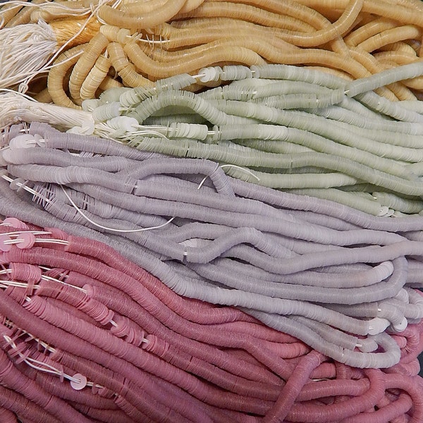 Vintage Sequins available in Pink, Wheat, Lt Green, Pale Lilac 1 strand